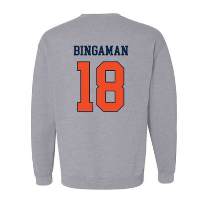 Auburn - NCAA Baseball : Ethin Bingaman - Generic Shersey Crewneck Sweatshirt-1