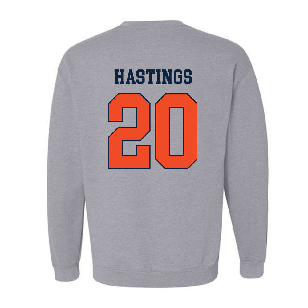 Auburn - NCAA Softball : Alyssa Hastings - Generic Shersey Crewneck Sweatshirt-1