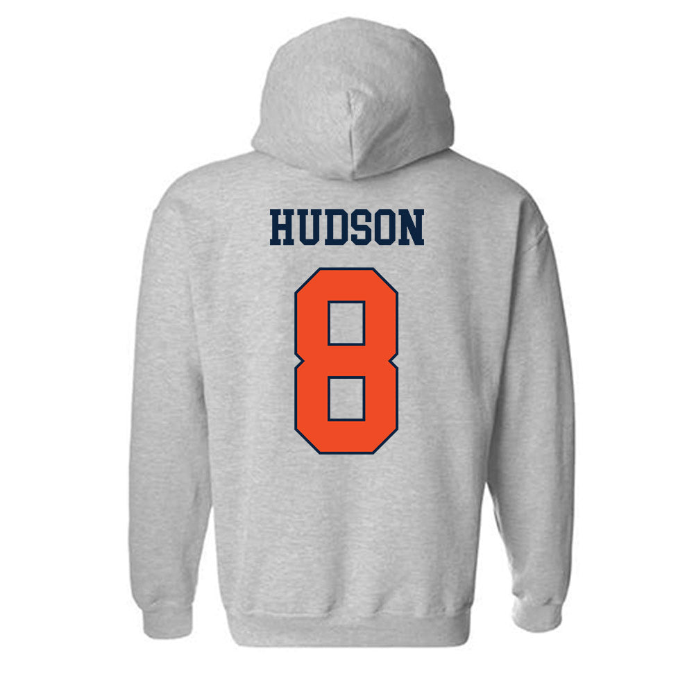 Auburn - NCAA Men's Basketball : Ja'Heim Hudson - Generic Shersey Hooded Sweatshirt-1