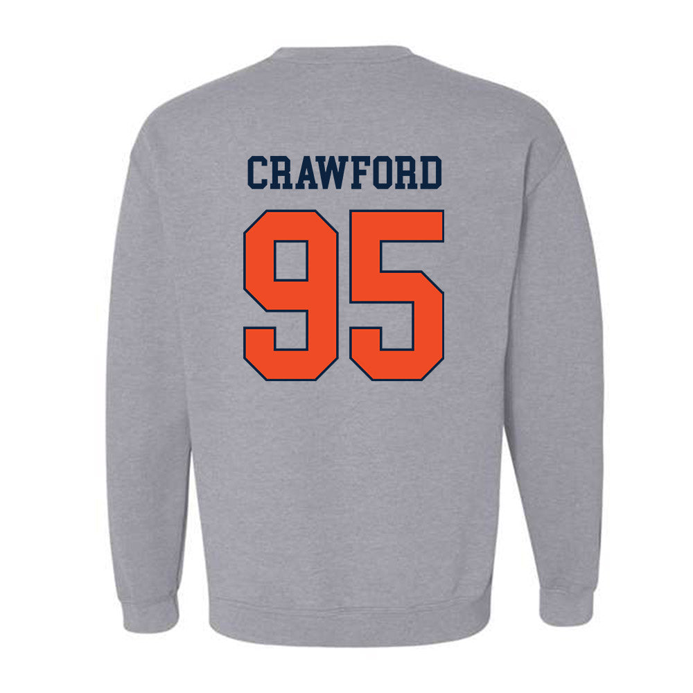 Auburn - NCAA Football : Jourdin Crawford - Generic Shersey Crewneck Sweatshirt-1