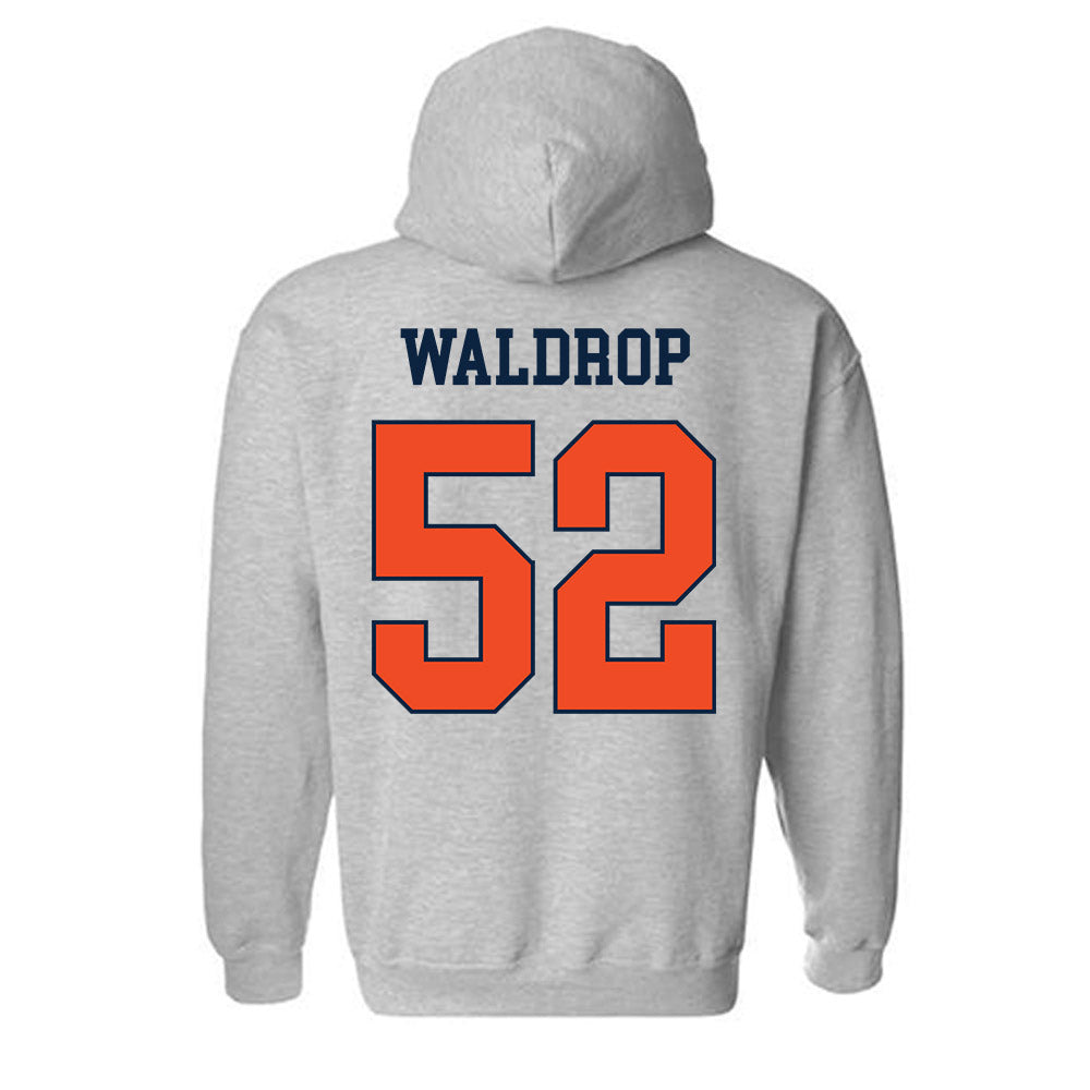 Auburn - NCAA Baseball : Tanner Waldrop - Generic Shersey Hooded Sweatshirt-1