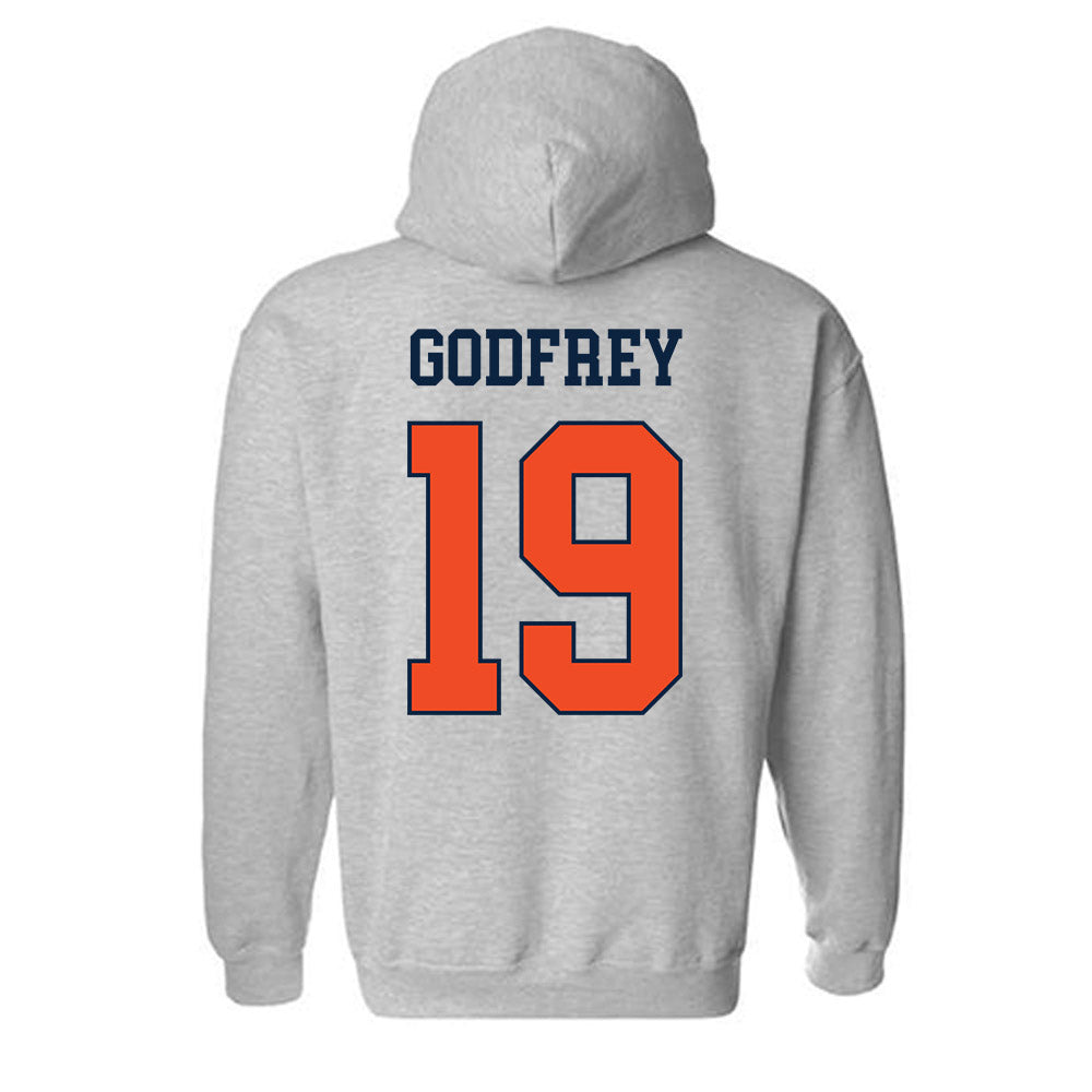 Auburn - NCAA Softball : Blayne Godfrey - Generic Shersey Hooded Sweatshirt-1