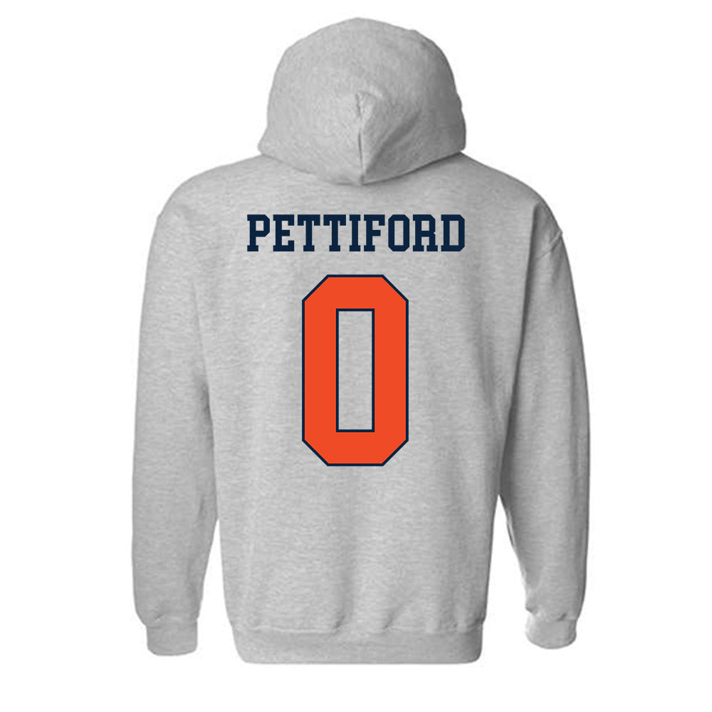 Auburn - NCAA Men's Basketball : Tahaad Pettiford - Generic Shersey Hooded Sweatshirt-1