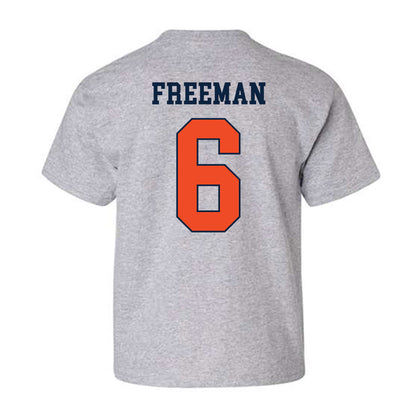 Auburn - NCAA Men's Basketball : Elyjah Freeman - Generic Shersey Youth T-Shirt-1