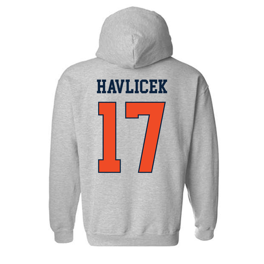 Auburn - NCAA Women's Volleyball : Grace Havlicek - Generic Shersey Hooded Sweatshirt-1