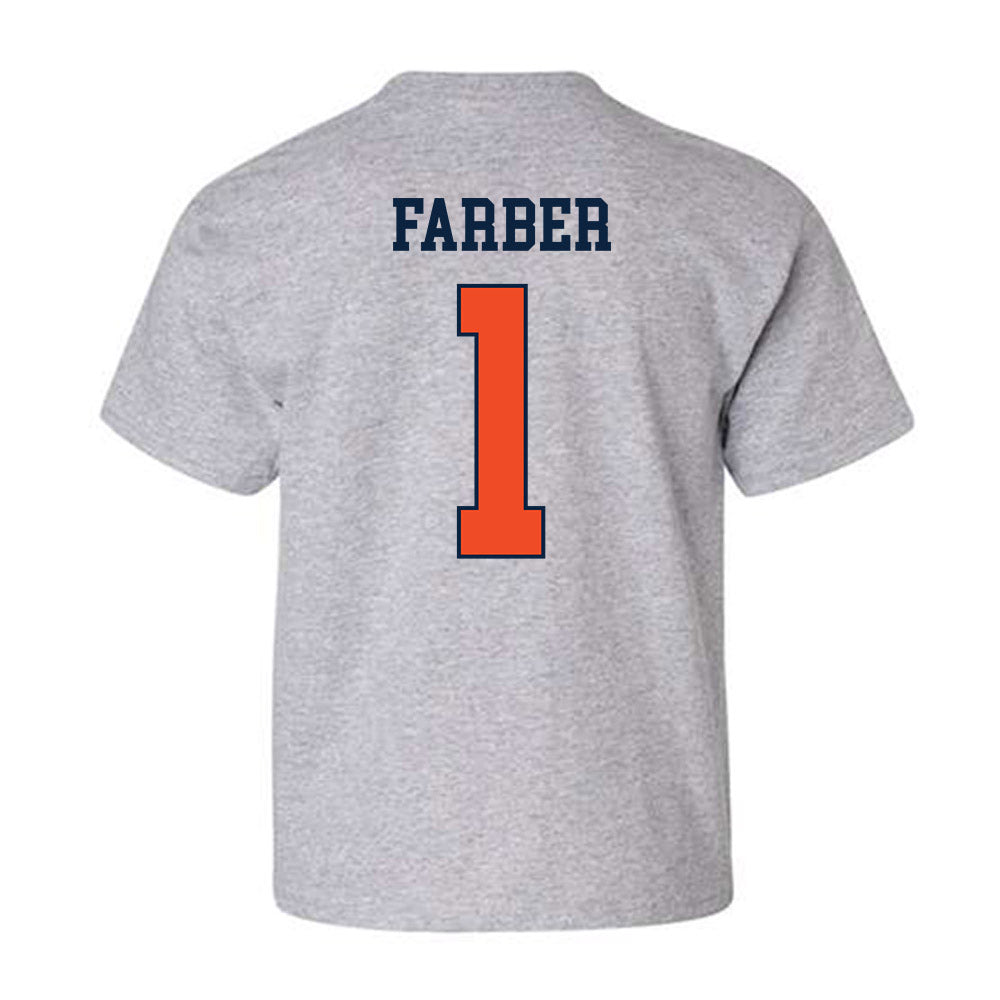 Auburn - NCAA Baseball : Ryne Farber - Generic Shersey Youth T-Shirt-1