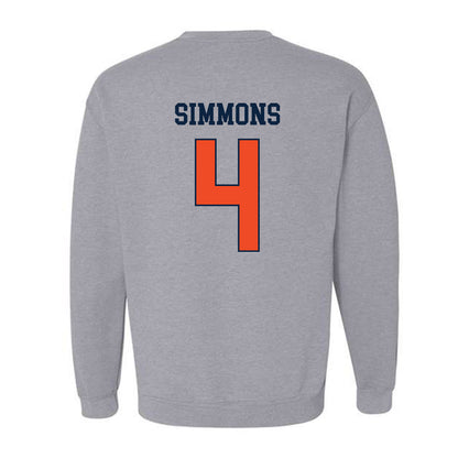 Auburn - NCAA Football : Malcolm Simmons - Generic Shersey Crewneck Sweatshirt-1