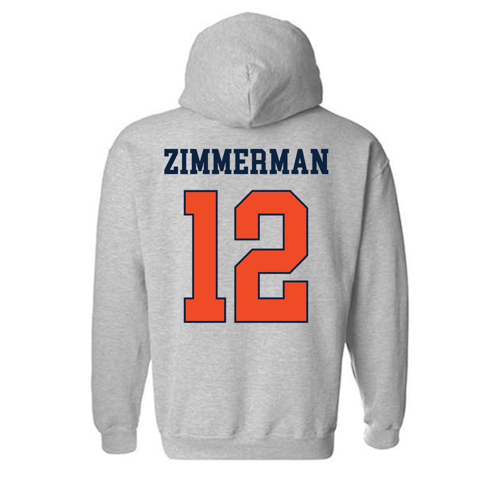 Auburn - NCAA Women's Volleyball : Bel Zimmerman - Generic Shersey Hooded Sweatshirt