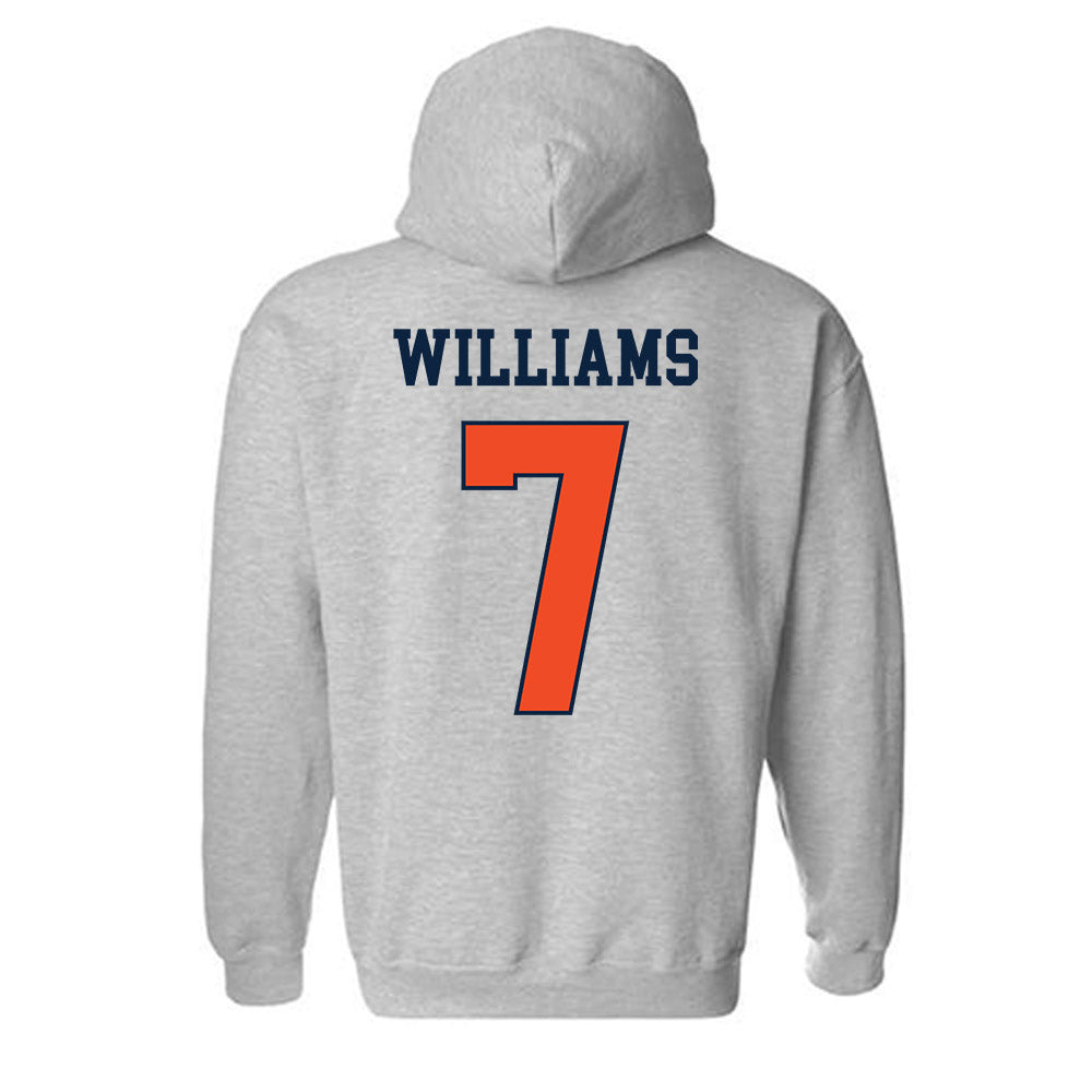 Auburn - NCAA Men's Basketball : CJ Williams - Generic Shersey Hooded Sweatshirt-1