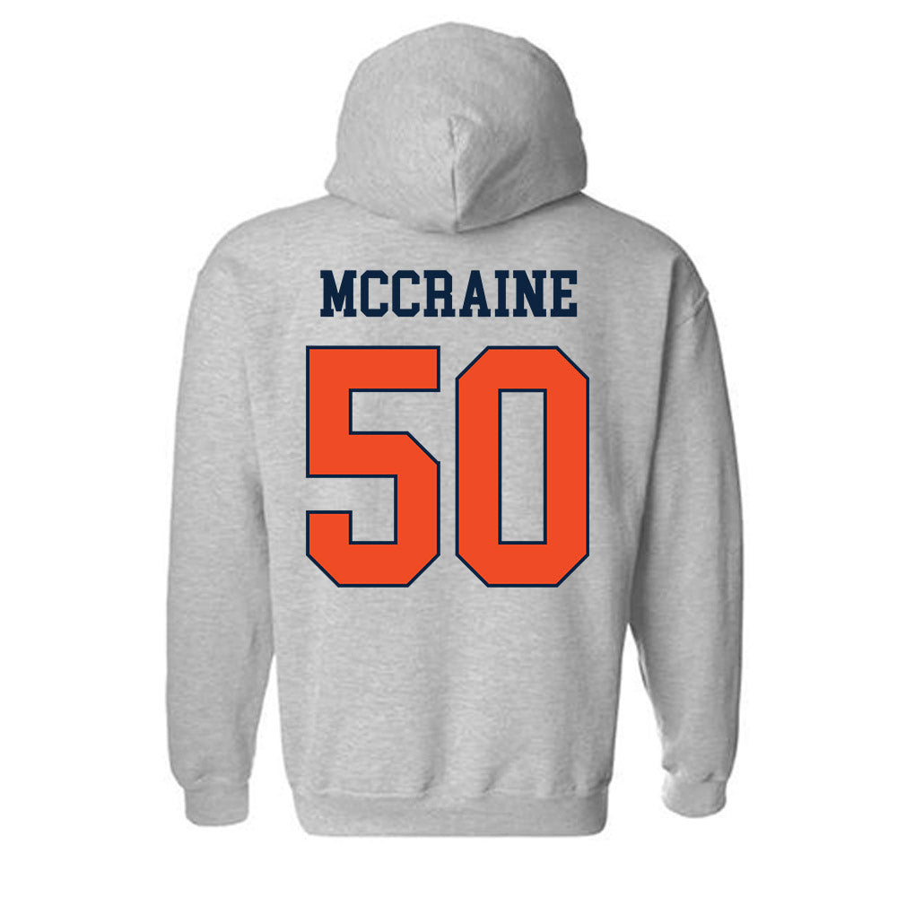 Auburn - NCAA Baseball : Brandon McCraine - Generic Shersey Hooded Sweatshirt-1