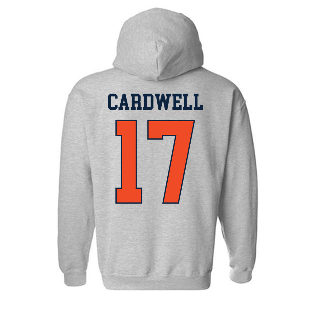 Auburn - NCAA Men's Basketball : Drake Cardwell - Generic Shersey Hooded Sweatshirt