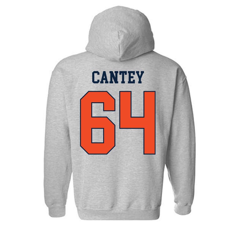 Auburn - NCAA Football : Benton Cantey - Generic Shersey Hooded Sweatshirt-1