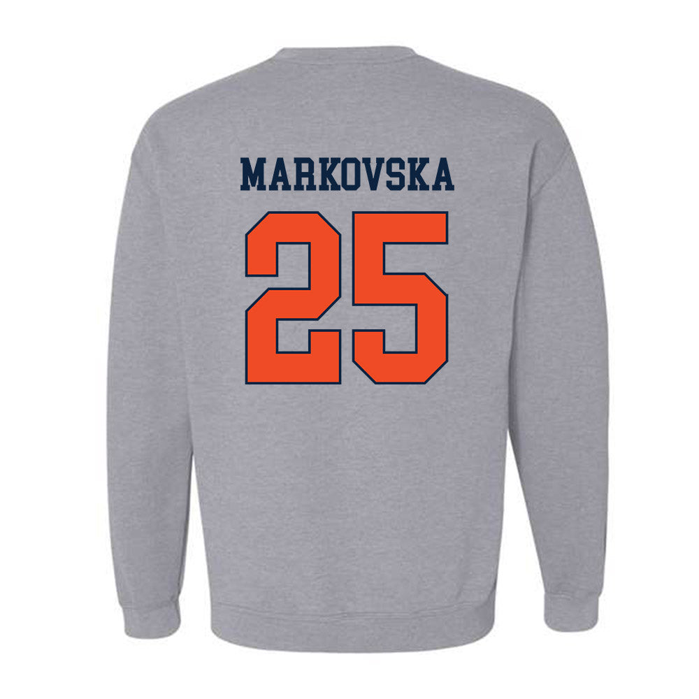 Auburn - NCAA Women's Volleyball : Lizzy Markovska - Generic Shersey Crewneck Sweatshirt-1