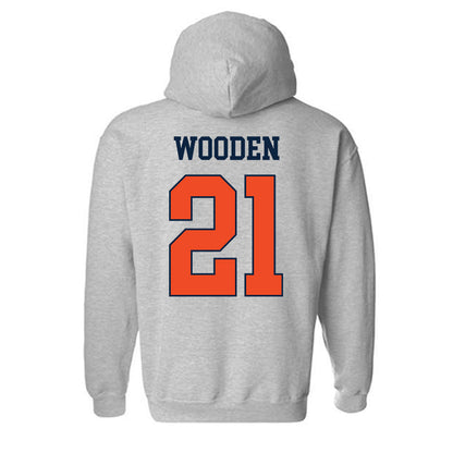 Auburn - NCAA Football : Caleb Wooden - Generic Shersey Hooded Sweatshirt