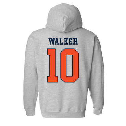 Auburn - NCAA Men's Basketball : Simon Walker - Generic Shersey Hooded Sweatshirt-1