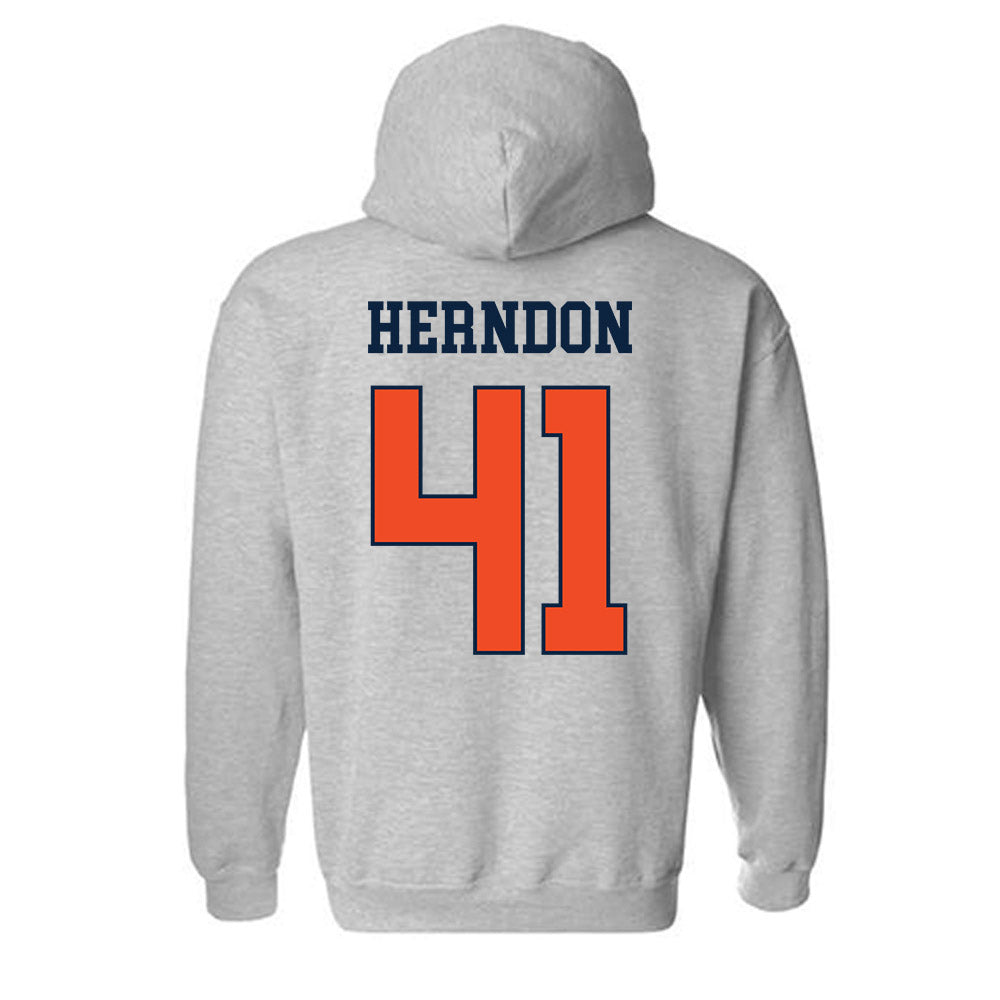 Auburn - NCAA Softball : Abby Herndon - Generic Shersey Hooded Sweatshirt-1