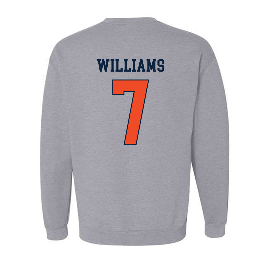 Auburn - NCAA Men's Basketball : CJ Williams - Generic Shersey Crewneck Sweatshirt-1