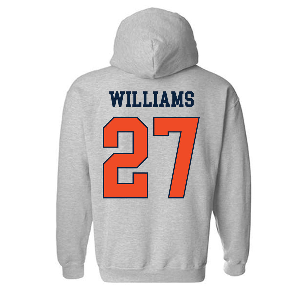 Auburn - NCAA Football : Devin Williams - Generic Shersey Hooded Sweatshirt-1