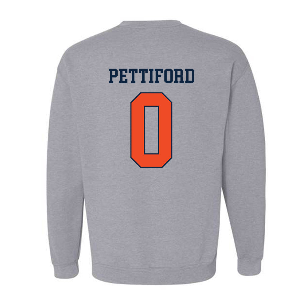 Auburn - NCAA Men's Basketball : Tahaad Pettiford - Generic Shersey Crewneck Sweatshirt-1