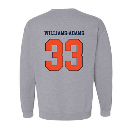 Auburn - NCAA Men's Basketball : Sebastian Williams-Adams - Generic Shersey Crewneck Sweatshirt-1