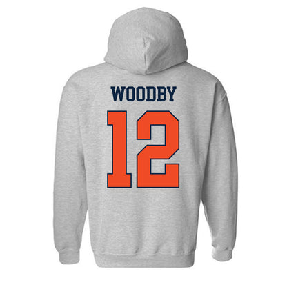 Auburn - NCAA Football : Blake Woodby - Generic Shersey Hooded Sweatshirt-1