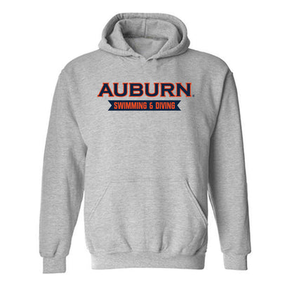 Auburn - NCAA Men's Swimming & Diving : Rusty Jerger - Hooded Sweatshirt Generic Shersey