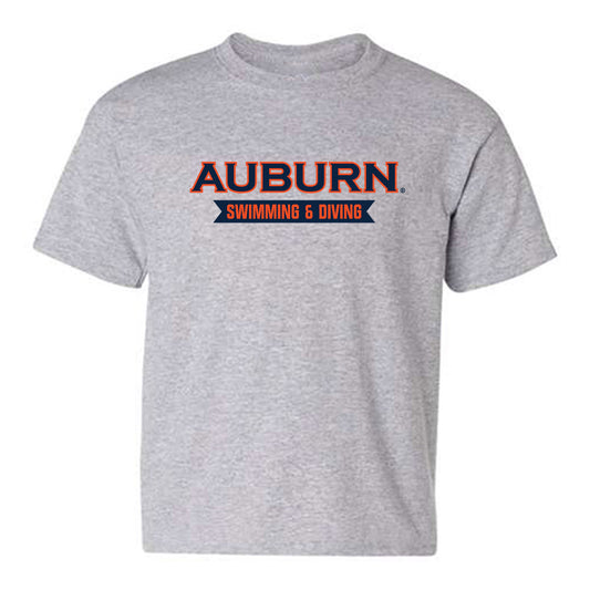 Auburn - NCAA Men's Swimming & Diving : Warner Russ - Generic Shersey Youth T-Shirt-0