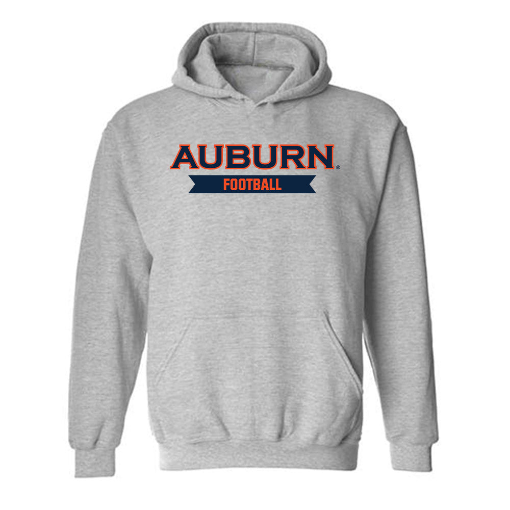 Auburn - NCAA Football : Grey Reebals - Generic Shersey Hooded Sweatshirt-0