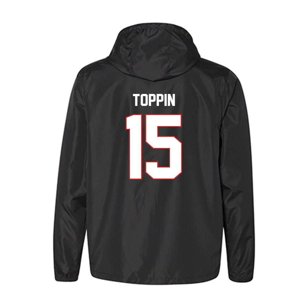 Texas Tech - NCAA Men's Basketball : JT Toppin - Windbreaker-1