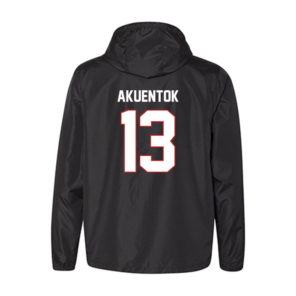 Texas Tech - NCAA Men's Basketball : Marial Akuentok - Windbreaker-1