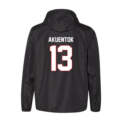 Texas Tech - NCAA Men's Basketball : Marial Akuentok - Windbreaker-1