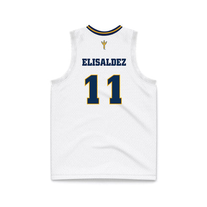 UTC - NCAA Women's Basketball : Caia Elisaldez - White Basketball Jersey-1