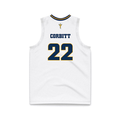 UTC - NCAA Women's Basketball : Gianna Corbitt - White Basketball Jersey-1