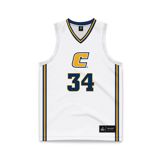 UTC - NCAA Women's Basketball : Kalifa Ford - White Basketball Jersey-0