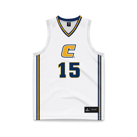 UTC - NCAA Women's Basketball : Frode Flos Van der Schans - White Basketball Jersey-0