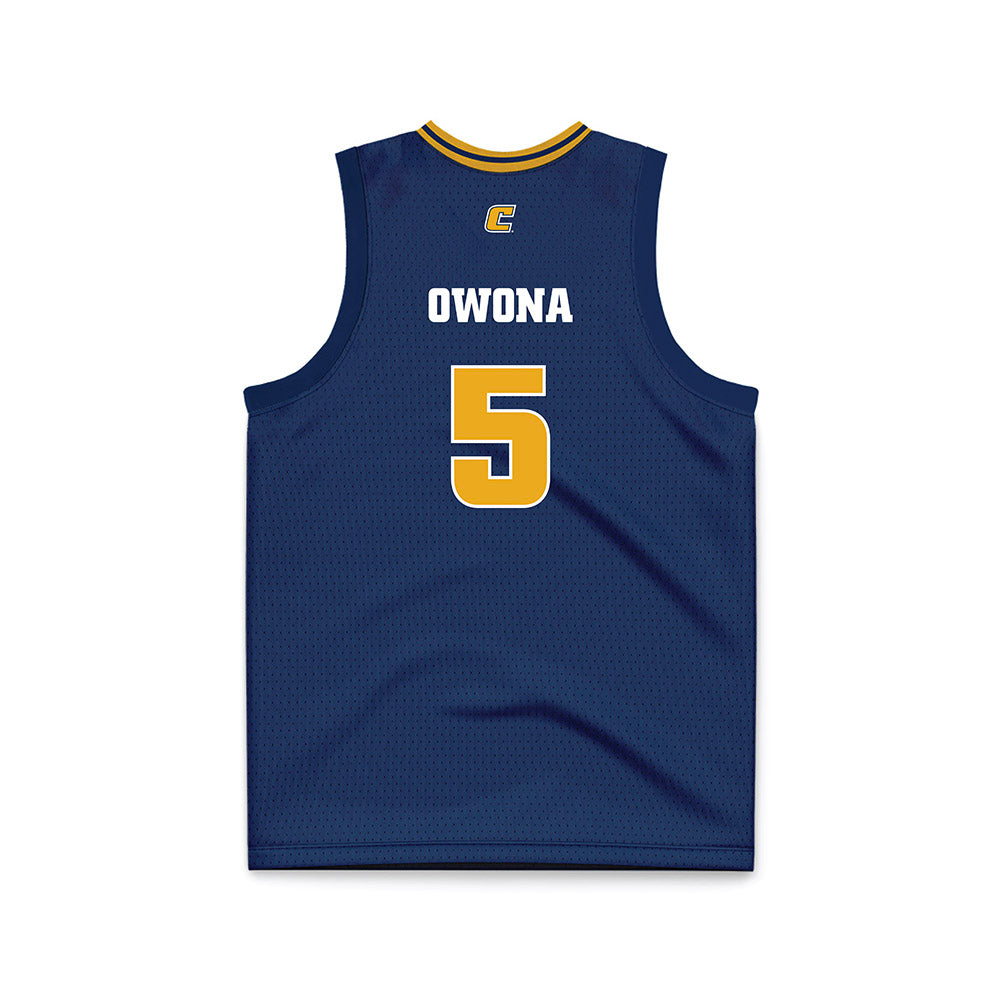 UTC - NCAA Women's Basketball : Sarah Owona - Navy Basketball Jersey-1