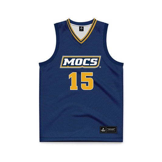 UTC - NCAA Women's Basketball : Frode Flos Van der Schans - Navy Basketball Jersey-0