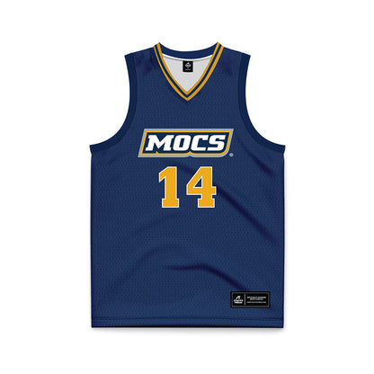 UTC - NCAA Women's Basketball : Izzy McPherson - Navy Basketball Jersey