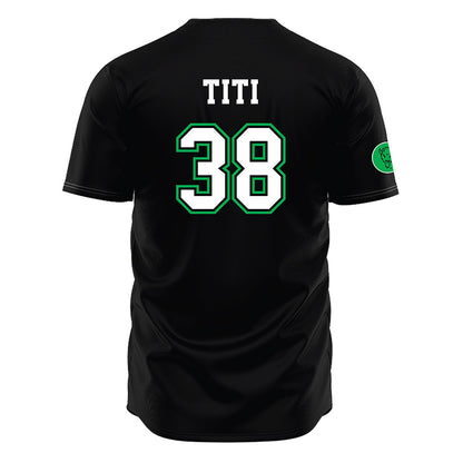 Marshall - NCAA Softball : Tia Titi - Black Jersey-1