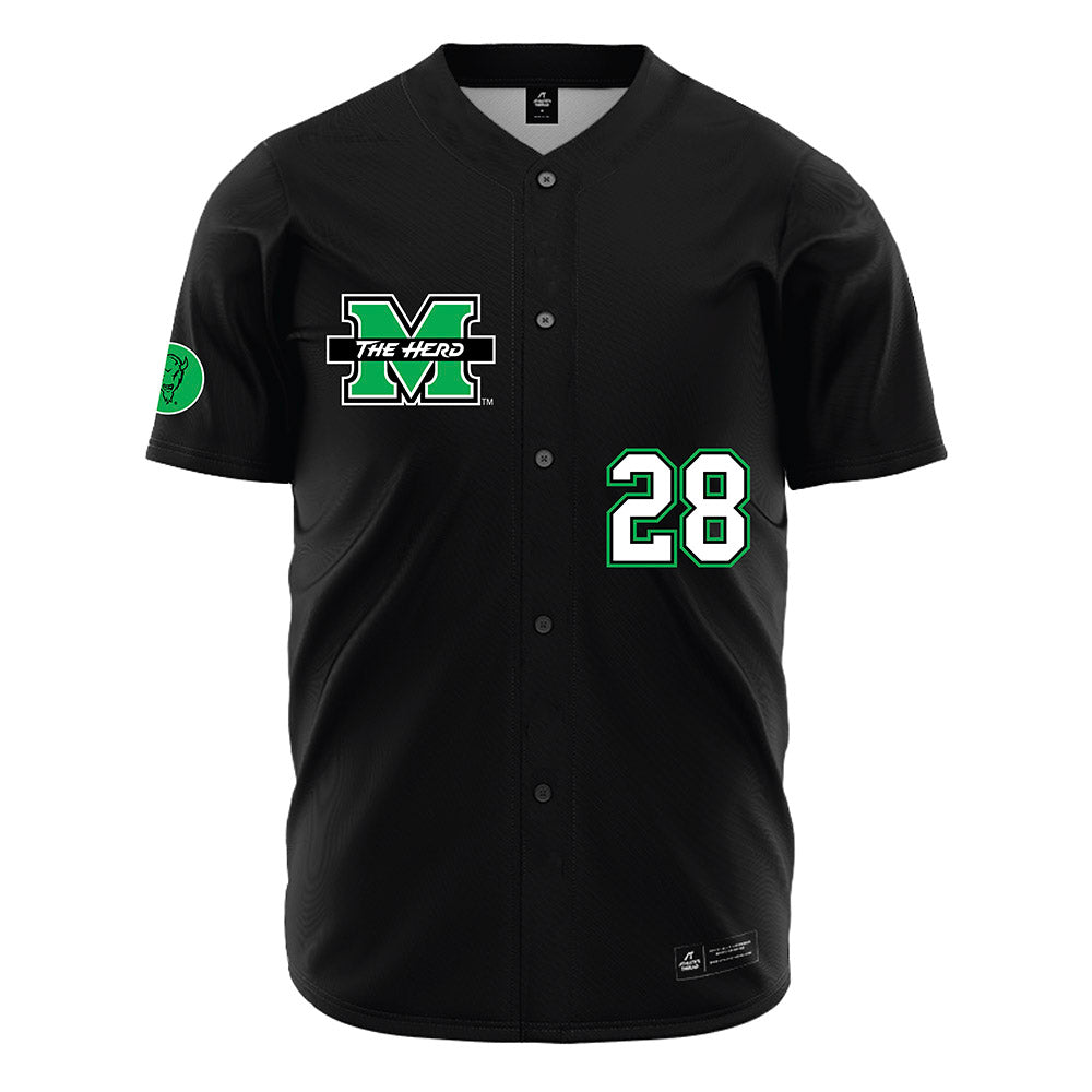 Marshall - NCAA Softball : Reagan Glanz - Baseball Jersey Black