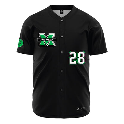 Marshall - NCAA Softball : Reagan Glanz - Baseball Jersey Black