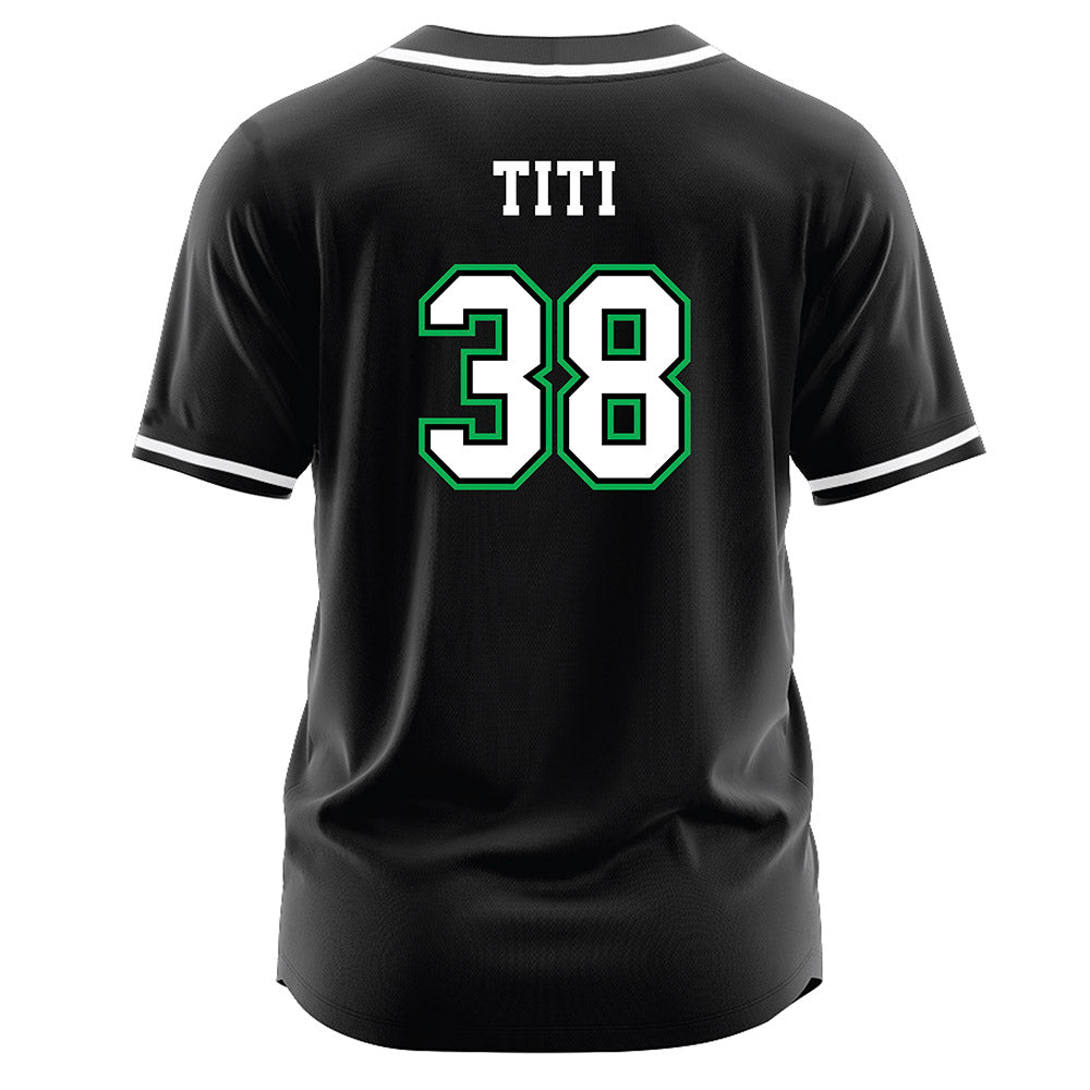 Marshall - NCAA Softball : Tia Titi - Black Jersey-1