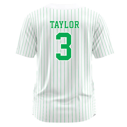 Marshall - NCAA Softball : Makayla Taylor - White Pinstripe Jersey-1