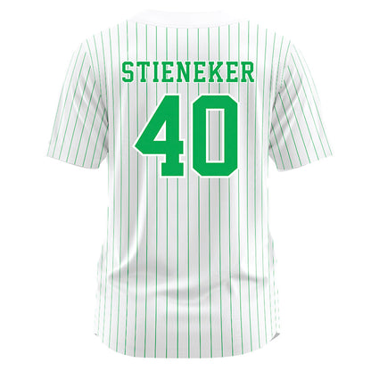 Marshall - NCAA Softball : Addison Stieneker - White Pinstripe Jersey-1