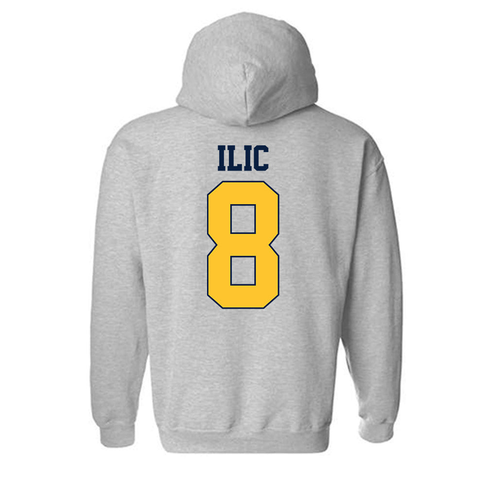 UC Berkeley - NCAA Men's Basketball : Milos Ilic - Hooded Sweatshirt-1
