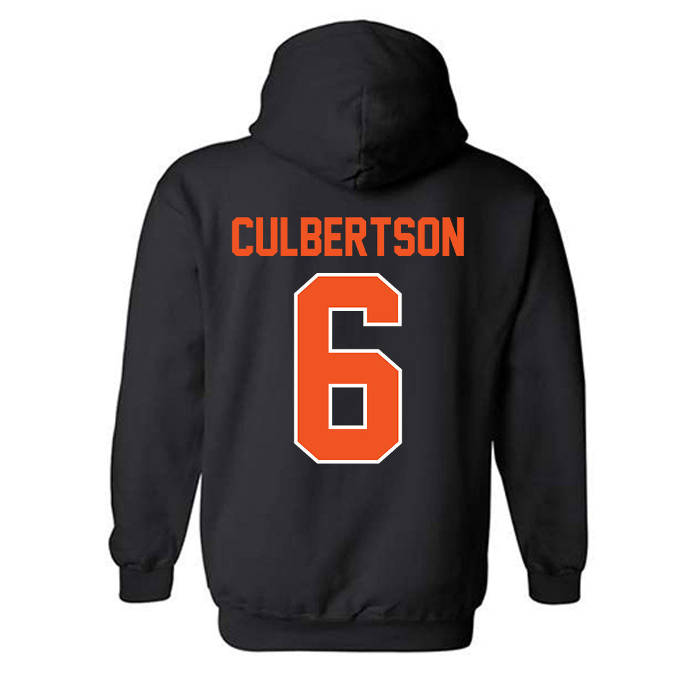 Oklahoma State - NCAA Baseball : Drew Culbertson - Classic Shersey Hooded Sweatshirt-1