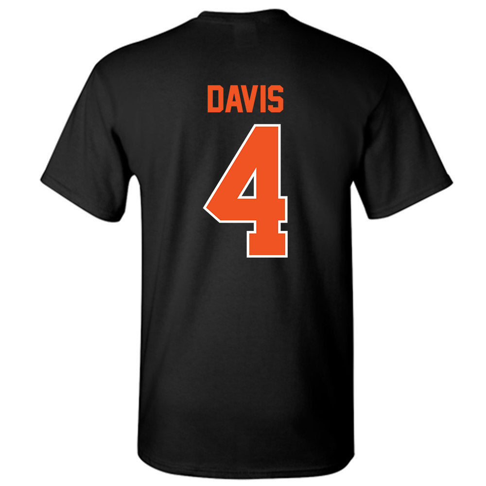 Oklahoma State - NCAA Men's Basketball : Davonte Davis - Classic Shersey T-Shirt-1