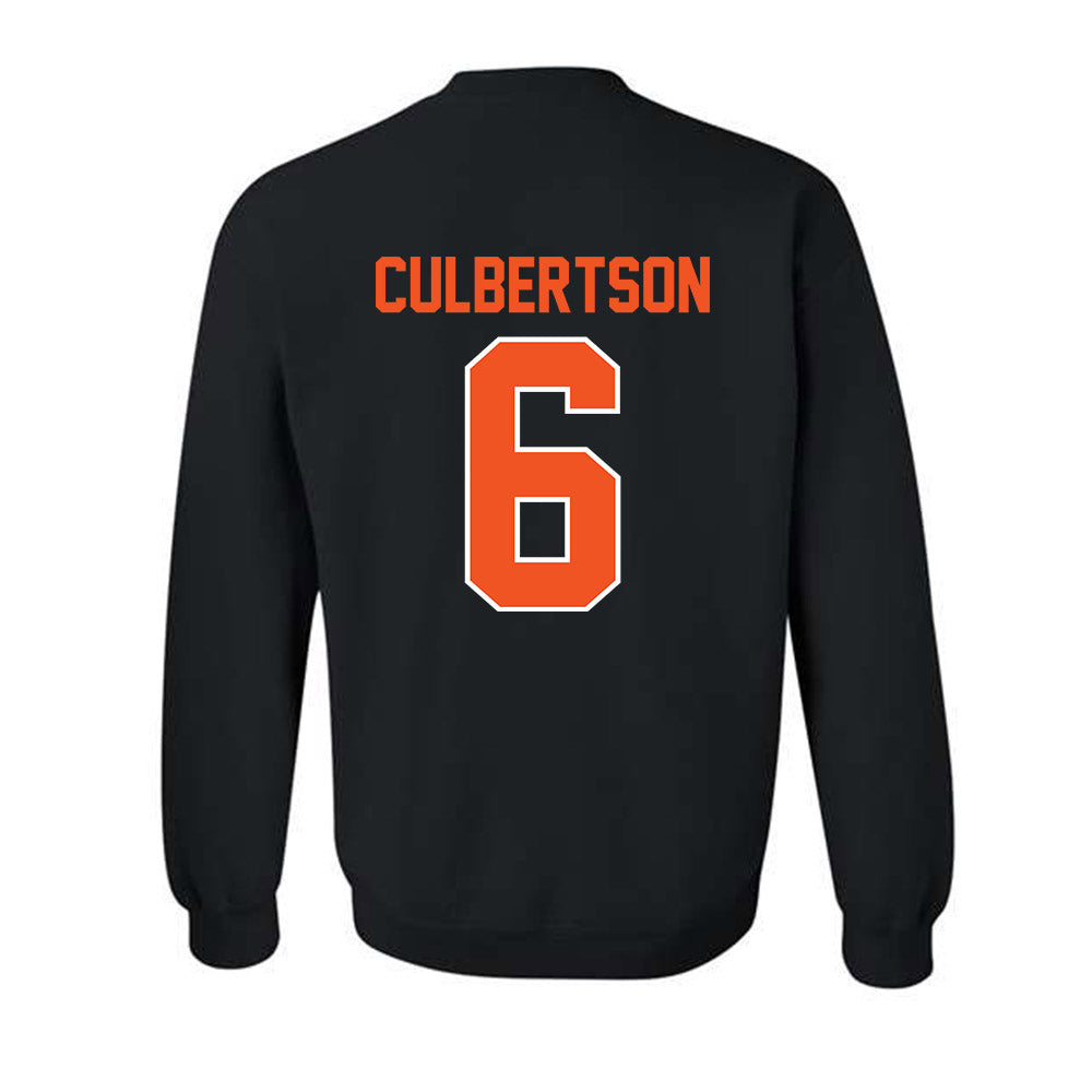 Oklahoma State - NCAA Baseball : Drew Culbertson - Classic Shersey Crewneck Sweatshirt-1