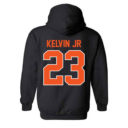 Oklahoma State - NCAA Men's Basketball : Mikey Kelvin Jr - Classic Shersey Hooded Sweatshirt-1