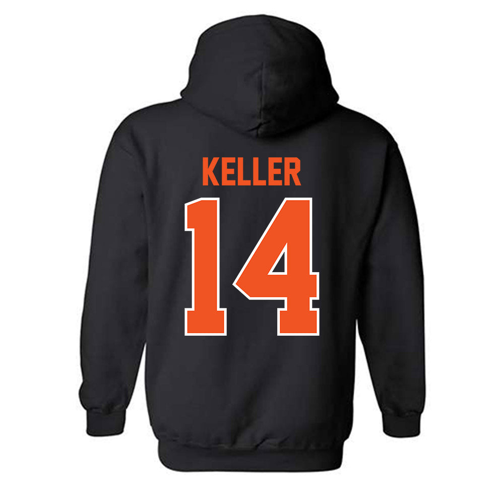 Oklahoma State - NCAA Men's Basketball : Jamyron Keller - Classic Shersey Hooded Sweatshirt-1